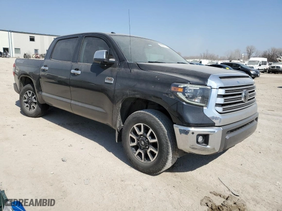 2019 Toyota Tundra 4WD SR5 with VIN 5TFAY5F18KX805829, listed as a Copart auction lot 48970115 with 84,982 mi miles and Salvage Title. Bid and sale history available at carsss.com. Image 4.