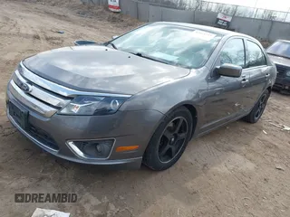 2012 Ford Fusion SEL with VIN 3FAHP0JG9CR207829, listed as a IAAI auction lot 42024719 with 180,501 mi miles. Bid and sale history available at carsss.com. Image 2.
