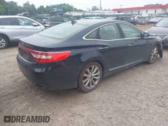 2013 Hyundai Azera with VIN KMHFH4JG5DA260461, listed as a IAAI auction lot 42603483 with 157,362 mi miles and . Bid and sale history available at DreamBid. Image 4.