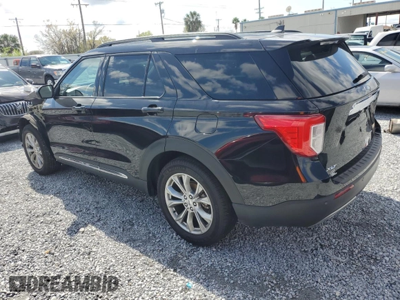 2024 Ford Explorer XLT with VIN 1FMSK7DH0RGA78192, listed as a Copart auction lot 45961825 with 5,155 mi miles and Salvage Title. Bid and sale history available at carsss.com. Image 2.