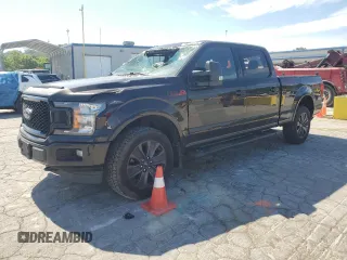 2018 Ford F-150 XL with VIN 1FTFW1E58JFB99171, listed as a Copart auction lot 58036525 with 125,390 mi miles and Salvage title. Bid and sale history available at DreamBid. Image 1.