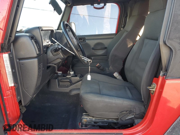 2006 Jeep Wrangler SE with VIN 1J4FA29136P756544, listed as a Copart auction lot 89125545 with 124,066 mi miles and Salvage Title. Bid and sale history available at carsss.com. Image 7.