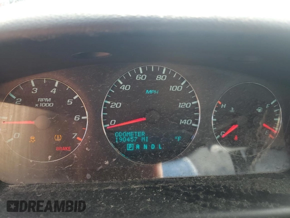 2014 Chevrolet Impala LTZ with VIN 2G1WC5E35E1115800, listed as a Copart auction lot 56685685 with 190,457 mi miles and Salvage title. Bid and sale history available at DreamBid. Image 9.