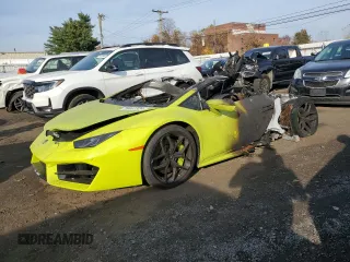 2018 Lamborghini Huracan z VIN ZHWUC2ZF7JLA09025, wystawiony jako Copart lot #78447724 z przebiegiem Nie podano mil oraz Szkody całkowita. Historia ofert i sprzedaży dostępna na DreamBid. Obrazek 1.