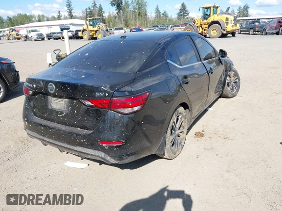 2021 Nissan Sentra SV with VIN 3N1AB8CV7MY223011, listed as a IAAI auction lot 42091408 with 91,079 mi miles and . Bid and sale history available at DreamBid. Image 4.