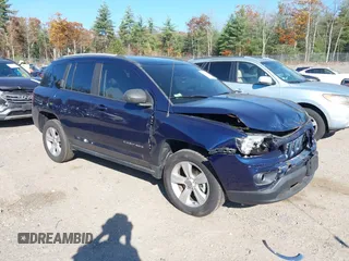 2016 Jeep Compass Sport z VIN 1C4NJDBBXGD662275, wystawiony jako IAAI lot #40648240 z przebiegiem 91 041 mil mil oraz . Historia ofert i sprzedaży dostępna na DreamBid. Obrazek 1.