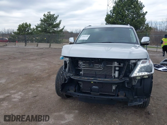 2020 Nissan Armada SL with VIN JN8AY2NC9L9616120, listed as a IAAI auction lot 42092766 with 52,593 mi miles. Bid and sale history available at carsss.com. Image 13.