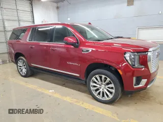 2022 GMC Yukon XL Denali with VIN 1GKS2JKL9NR240042, listed as a Copart auction lot 86247994 with 27,538 mi miles and Salvage Title. Bid and sale history available at carsss.com. Image 4.