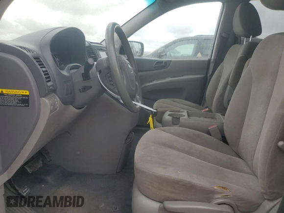 2012 Kia Sedona LX with VIN KNDMG4C79C6447490, listed as a Copart auction lot 78223984 with 167,629 mi miles and Salvage Title. Bid and sale history available at carsss.com. Image 7.