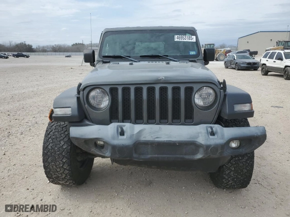 2020 Jeep Wrangler Unlimited Sport Altitude with VIN 1C4HJXDG2LW325430, listed as a Copart auction lot 46953185 with 69,919 mi miles and Salvage Title. Bid and sale history available at carsss.com. Image 5.