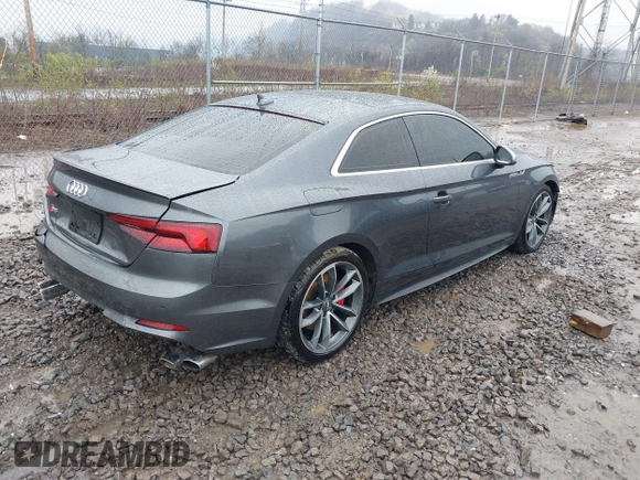 2018 Audi S5 Prestige z VIN WAUR4AF54JA040952, wystawiony jako IAAI lot #41999272 z przebiegiem 57 983 mil mil oraz . Historia ofert i sprzedaży dostępna na DreamBid. Obrazek 4.
