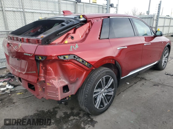 2024 Cadillac LYRIQ Luxury z VIN 1GYKPPRL7RZ108497, wystawiony jako Copart lot #45024425 z przebiegiem 12 586 mil mil oraz Czysty tytuł • Clean title. Historia ofert i sprzedaży dostępna na DreamBid. Obrazek 3.
