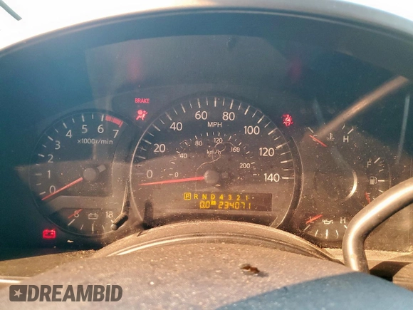 2005 Nissan Titan XE with VIN 1N6BA06A05N544303, listed as a Copart auction lot 49495215 with 234,071 mi miles and Salvage Title. Bid and sale history available at carsss.com. Image 9.