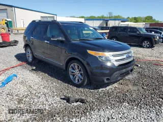 2014 Ford Explorer XLT with VIN 1FM5K7D80EGB33070, listed as a Copart auction lot 52515685 with 163,224 mi miles and Salvage Title. Bid and sale history available at carsss.com. Image 4.