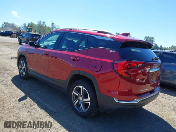 2020 GMC Terrain SLT with VIN 3GKALVEVXLL207293, listed as a IAAI auction lot 42386129 with 101,577 mi miles and . Bid and sale history available at DreamBid. Image 3.