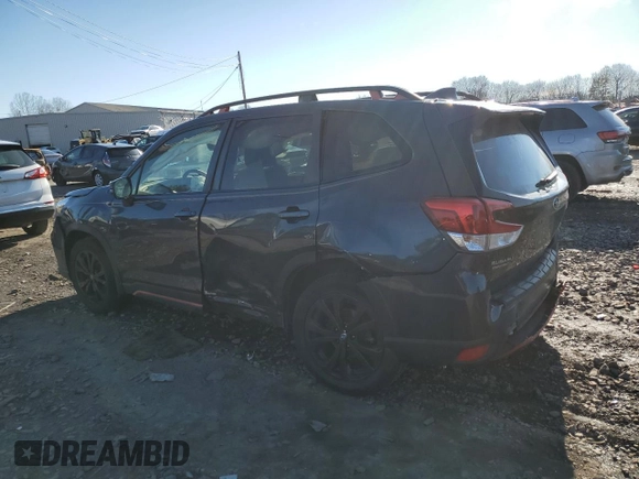 2019 Subaru Forester Sport with VIN JF2SKAPC1KH446026, listed as a Copart auction lot 47895875 with 70,657 mi miles and Salvage Title. Bid and sale history available at carsss.com. Image 2.