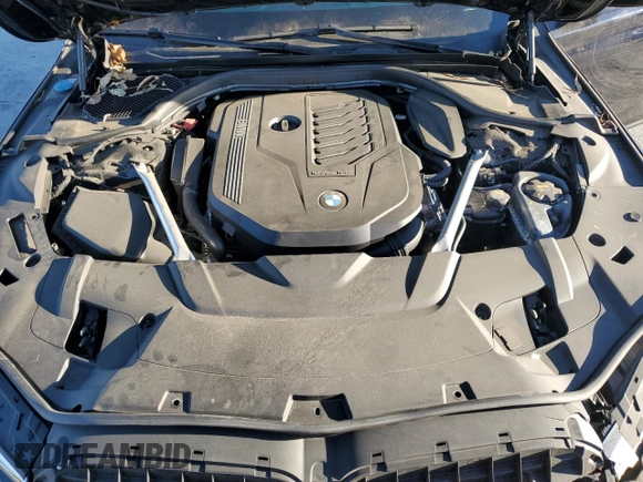 2021 BMW 7 Series 740i with VIN WBA7T2C01MCF72583, listed as a Copart auction lot 88601095 with 57,227 mi miles and Salvage title. Bid and sale history available at DreamBid. Image 12.