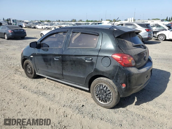 2015 Mitsubishi Mirage DE with VIN ML32A3HJ3FH058850, listed as a Copart auction lot 54330405 with 150,901 mi miles and Salvage title. Bid and sale history available at DreamBid. Image 2.