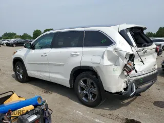 2017 Toyota Highlander Limited with VIN 5TDDZRFH4HS449506, listed as a Copart auction lot 60655085 with 109,494 mi miles and Salvage title. Bid and sale history available at DreamBid. Image 2.