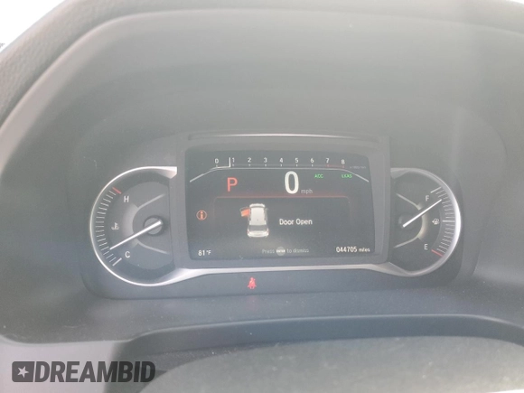 2023 Honda Passport EX-L with VIN 5FNYF8H58PB024039, listed as a Copart auction lot 57269725 with 44,705 mi miles and Salvage title. Bid and sale history available at DreamBid. Image 9.