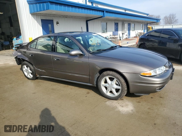 2001 Oldsmobile Alero GL2 with VIN 1G3NL52E01C280828, listed as a Copart auction lot 50964135 with 89,533 mi miles and Non Repairable. Bid and sale history available at DreamBid. Image 4.