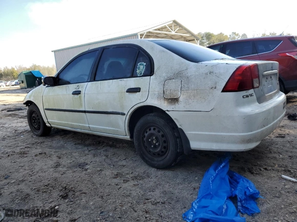 2004 Honda Civic VP with VIN 2HGES163X4H536190, listed as a Copart auction lot 45269285 with 0 mi miles and Non Repairable. Bid and sale history available at carsss.com. Image 2.