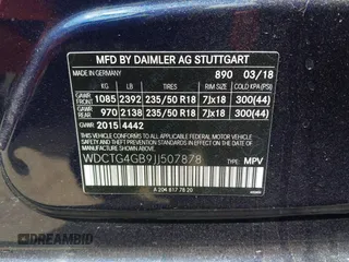 2018 Mercedes-Benz GLA 250 z VIN WDCTG4GB9JJ507878, wystawiony jako IAAI lot #42233707 z przebiegiem 73 838 mil mil oraz . Historia ofert i sprzedaży dostępna na DreamBid. Obrazek 9.