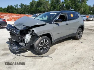 2022 Jeep Compass Limited z VIN 3C4NJDCB9NT146236, wystawiony jako Copart lot #57280045 z przebiegiem 30 841 mil mil oraz Nie do naprawy • Non repairable. Historia ofert i sprzedaży dostępna na DreamBid. Obrazek 1.