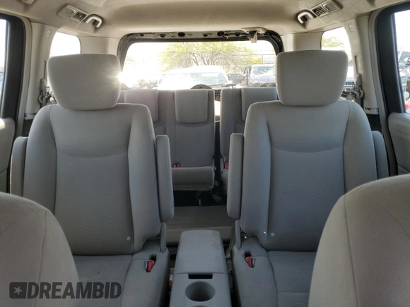 2014 Nissan Quest S with VIN JN8AE2KP7E9102009, listed as a Copart auction lot 52460355 with 153,947 mi miles and Salvage Title. Bid and sale history available at carsss.com. Image 10.