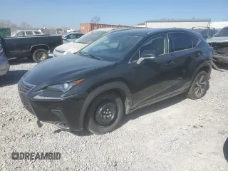 2021 Lexus NX with VIN JTJGARDZ6M2249354, listed as a Copart auction lot 48437525 with 3,292 mi miles and Salvage Title. Bid and sale history available at carsss.com. Image 1.