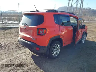 2015 Jeep Renegade Latitude with VIN ZACCJBBT2FPB22309, listed as a IAAI auction lot 41451716 with 93,027 mi miles and . Bid and sale history available at DreamBid. Image 4.