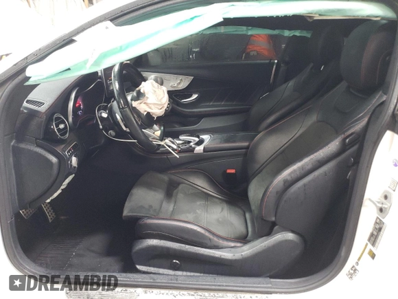 2017 Mercedes-Benz C 43 AMG with VIN WDDWJ6EB4HF451855, listed as a Copart auction lot 41339505 with 61,024 mi miles and Salvage Title. Bid and sale history available at carsss.com. Image 7.