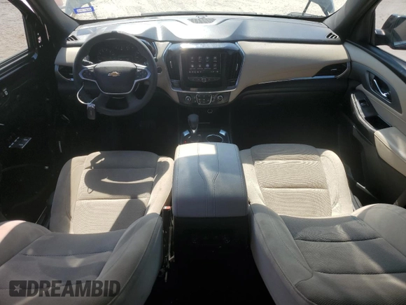 2022 Chevrolet Traverse LS with VIN 1GNERFKW1NJ101766, listed as a Copart auction lot 68106834 with 15,594 mi miles and Salvage Title. Bid and sale history available at carsss.com. Image 8.