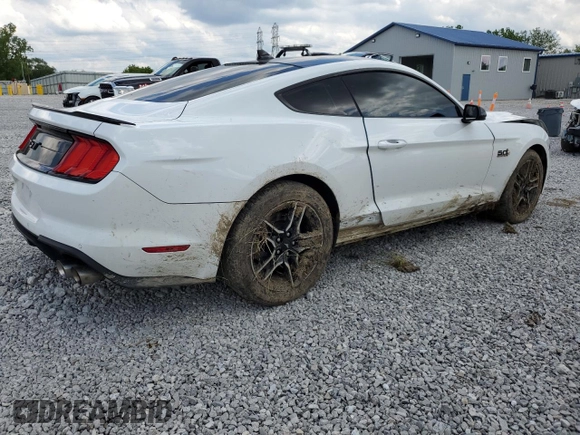 2022 Ford Mustang GT with VIN 1FA6P8CF3N5141701, listed as a Copart auction lot 58627475 with 45,348 mi miles and Salvage title. Bid and sale history available at DreamBid. Image 3.