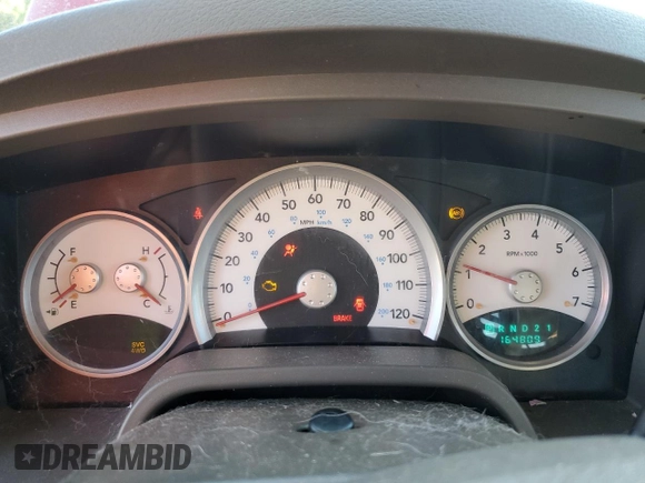 2005 Dodge Dakota Laramie with VIN 1D7HW58N65S263982, listed as a Copart auction lot 77470884 with 164,809 mi miles and Clean Title. Bid and sale history available at DreamBid. Image 9.