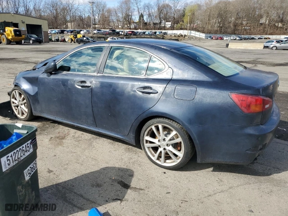2006 Lexus IS 350 Auto with VIN JTHBE262165005846, listed as a Copart auction lot 50861105 with 98,315 mi miles and Salvage Title. Bid and sale history available at carsss.com. Image 2.