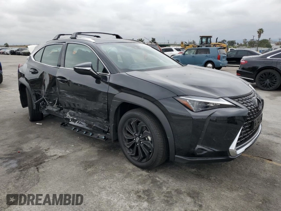 2024 Lexus UX with VIN JTHX6JBH0R2193790, listed as a Copart auction lot 54974844 with 1,268 mi miles and Salvage Title. Bid and sale history available at carsss.com. Image 4.