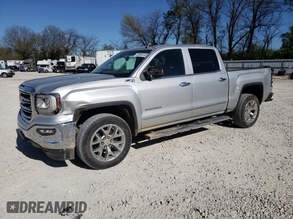 2017 GMC Sierra 1500 SLT z VIN 3GTU2NEJ4HG331858, wystawiony jako Copart lot #53089185 z przebiegiem 33 242 mil mil oraz Szkoda całkowita • Salvage title. Historia ofert i sprzedaży dostępna na DreamBid. Obrazek 1.