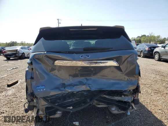 2024 Ford Explorer XLT with VIN 1FMSK7DH1RGA88701, listed as a Copart auction lot 51088365 with 10,282 mi miles and Salvage Title. Bid and sale history available at DreamBid. Image 6.