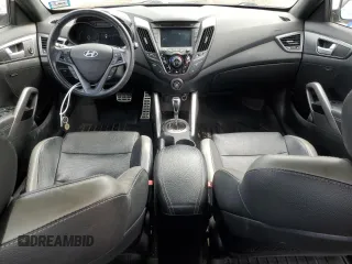 2016 Hyundai Veloster Turbo with VIN KMHTC6AE8GU279083, listed as a Copart auction lot 60443225 with 103,382 mi miles and Salvage title. Bid and sale history available at DreamBid. Image 8.