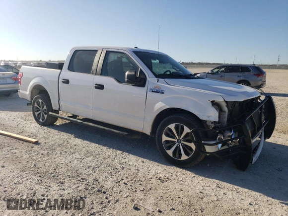 2019 Ford F-150 XL with VIN 1FTEW1C47KKF26805, listed as a Copart auction lot 86968404 with 67,962 mi miles and Salvage Title. Bid and sale history available at DreamBid. Image 4.