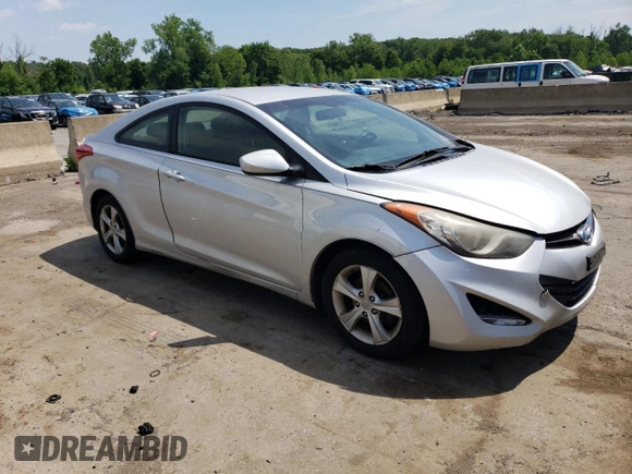 2013 Hyundai Elantra Coupe GS PZEV with VIN KMHDH6AE7DU005391, listed as a Copart auction lot 85432274 with 228,309 mi miles and Non Repairable. Bid and sale history available at carsss.com. Image 4.