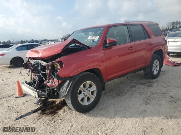 2014 Toyota 4Runner SR5 with VIN JTEZU5JR5E5064594, listed as a Copart auction lot 44005845 with 164,133 mi miles and Salvage Title. Bid and sale history available at carsss.com. Image 1.