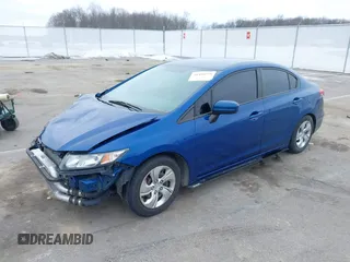 2015 Honda Civic Sedan LX with VIN 19XFB2E54FE060478, listed as a IAAI auction lot 41400579 with 97,532 mi miles. Bid and sale history available at carsss.com. Image 18.