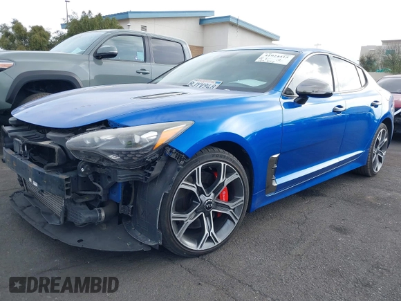 2018 Kia Stinger GT with VIN KNAE35LC5J6010230, listed as a IAAI auction lot 41924415 with 123,572 mi miles. Bid and sale history available at carsss.com. Image 20.