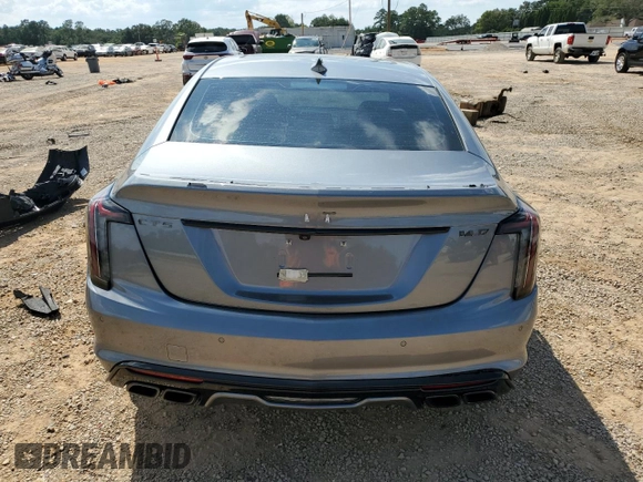 2020 Cadillac CT5 V-Series with VIN 1G6DR5RW4L0141141, listed as a Copart auction lot 68820154 with 21,479 mi miles and Salvage Title. Bid and sale history available at carsss.com. Image 6.