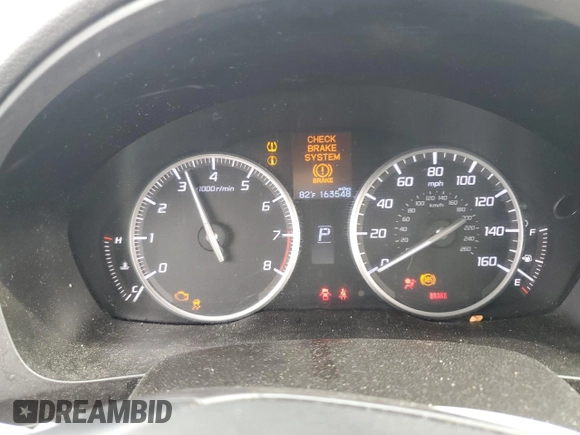 2016 Acura ILX Premium with VIN 19UDE2F74GA013939, listed as a Copart auction lot 54324585 with 163,548 mi miles and Salvage title. Bid and sale history available at DreamBid. Image 9.
