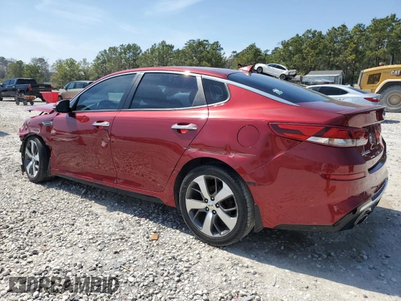 2019 Kia Optima LX with VIN 5XXGT4L37KG360564, listed as a Copart auction lot 48209865 with 101,634 mi miles and Salvage Title. Bid and sale history available at carsss.com. Image 2.