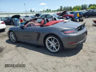 2023 Porsche Boxster with VIN WP0CA2A8XPS205012, listed as a Copart auction lot 59176455 with Not provided miles and Salvage title. Bid and sale history available at DreamBid. Image 2.