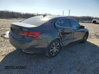 2016 Acura TLX with VIN 19UUB1F33GA015164, listed as a Copart auction lot 43807375 with 195,648 mi miles and Salvage Title. Bid and sale history available at carsss.com. Image 3.